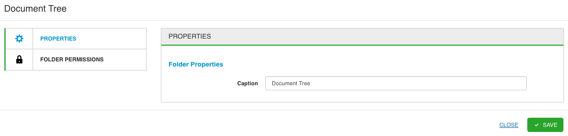 document tree properties